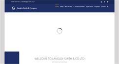 Desktop Screenshot of langley-smith.co.uk